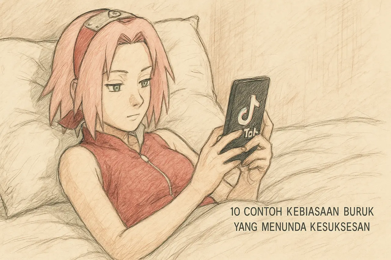 contoh kebiasaan buruk