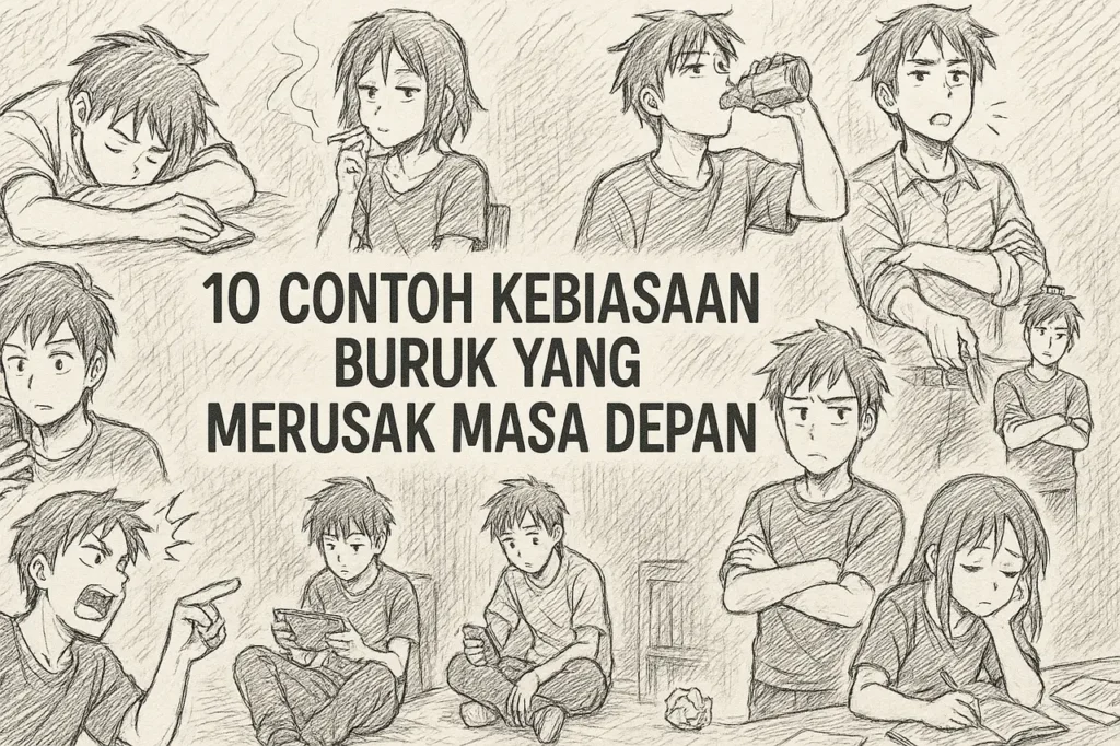 Contoh kebiasaan buruk yang merusak masa depan