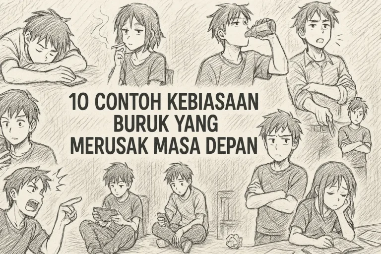 Contoh kebiasaan buruk yang merusak masa depan